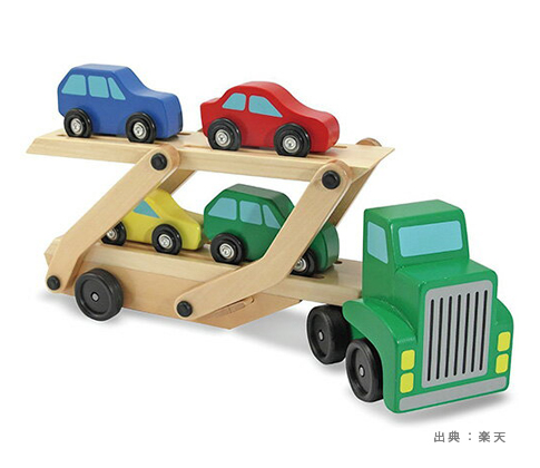 木製の『車』のおもちゃの参考画像（１）