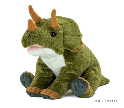 布製の『恐竜』のおもちゃの参考画像（１）
