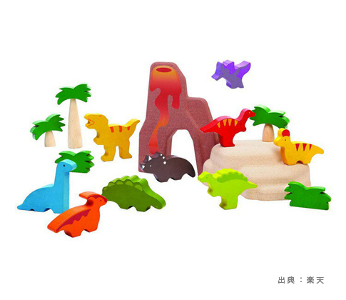木製の『恐竜』のおもちゃ・インテリア雑貨の参考画像（６）