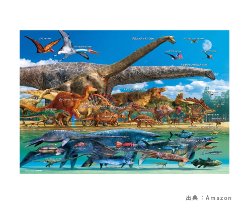 パズル・ブロックの『恐竜』のおもちゃの参考画像（５）
