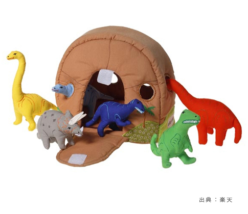 可愛らしい『恐竜』のおもちゃの参考画像（３）