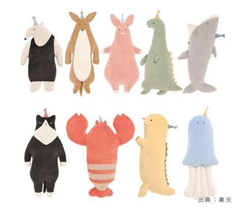 布製の『動物』のおもちゃの参考画像（５）