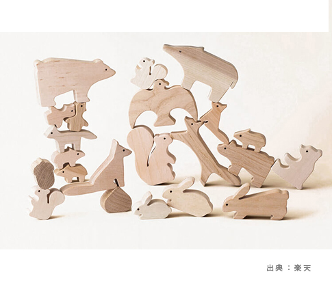 木製の『動物』のおもちゃ・インテリア雑貨の参考画像（１）