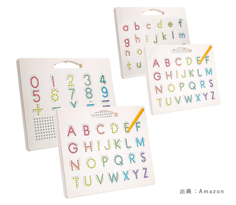 『英語・アルファベット』なぞる・書き方・書き順を学ぶおもちゃの参考画像（３）