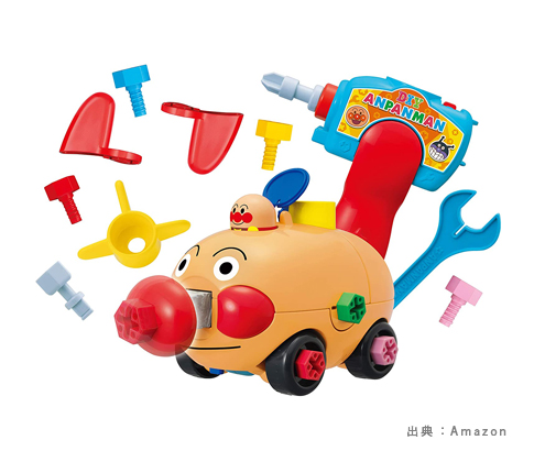 プラスチック製の『工具・大工さんごっこ』のおもちゃの参考画像（４）