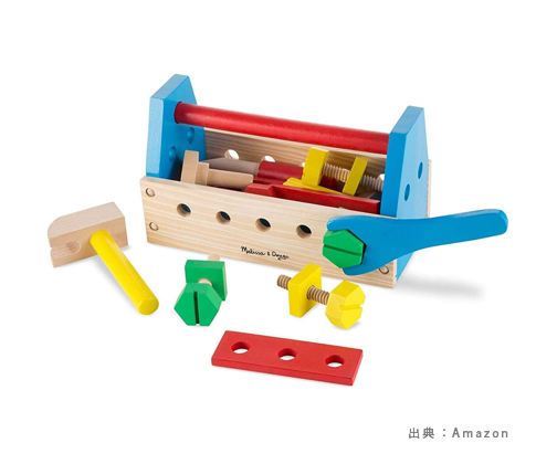 木製の『工具・大工さんごっこ』のおもちゃの参考画像（４）