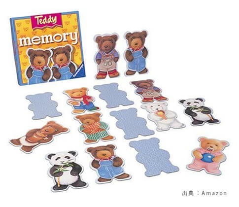 紙製の『絵合わせ・メモリーゲーム』おもちゃの参考画像（２）