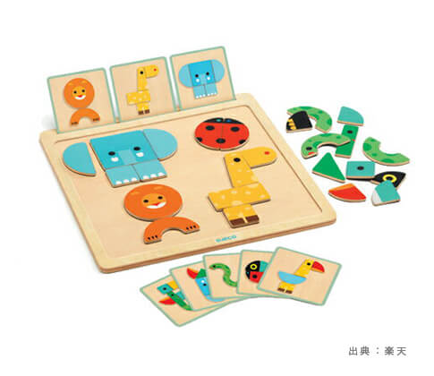 木製の『絵合わせ・メモリーゲーム』のおもちゃの参考画像（３）