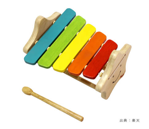 カラフルな『木琴・シロフォン』のおもちゃの参考画像（７）