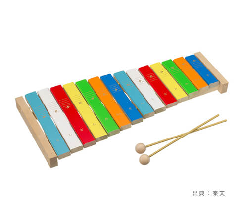 カラフルな『木琴・シロフォン』のおもちゃの参考画像（８）