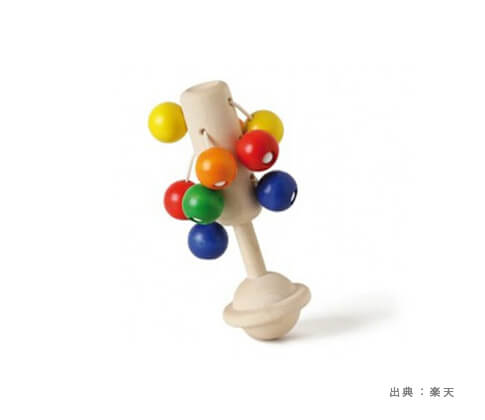木製の『ラトル・がらがら・にぎにぎ』のおもちゃの参考画像（１）