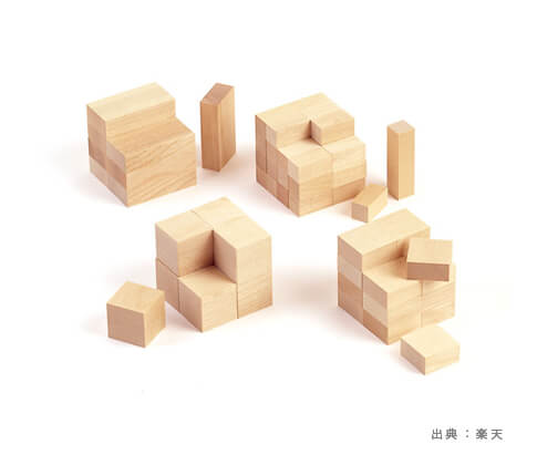 四角形が多い『積み木』の参考画像（１）