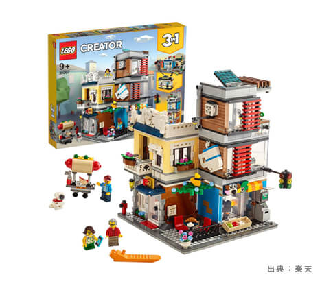 家・街などの建造物の『ブロック』のおもちゃの参考画像（１）