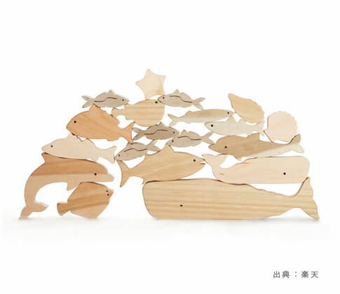 木製の『魚』のおもちゃ・インテリア雑貨の参考画像（４）