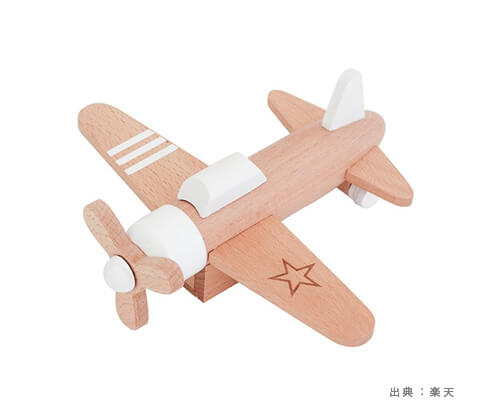 木製の『ヘリコプター・飛行機』のおもちゃの参考画像（２）