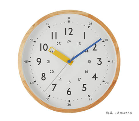 24時間表示のある『知育時計・時計玩具』の参考画像（１）