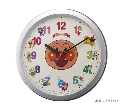 生き物などが描かれた『知育時計・時計玩具』の参考画像（４）