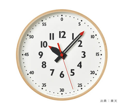 メモリがシンプルな『知育時計・時計玩具』の参考画像（１）