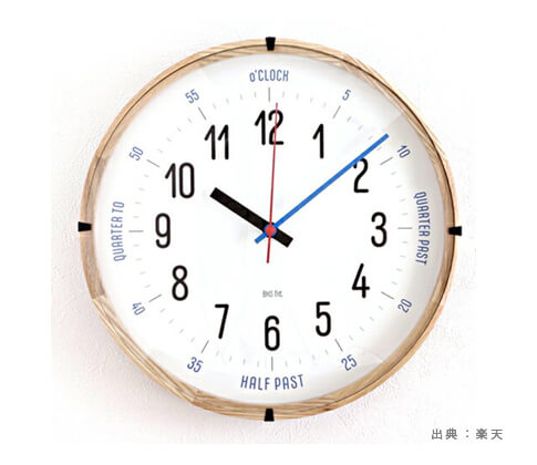 メモリがシンプルな『知育時計・時計玩具』の参考画像（２）