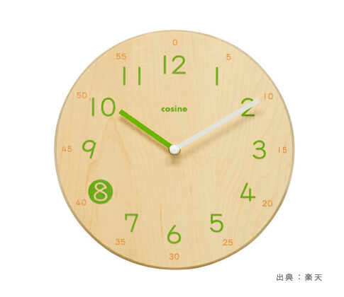 メモリがシンプルな『知育時計・時計玩具』の参考画像（４）