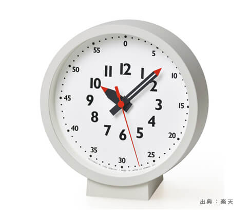 置き時計タイプの『知育時計・時計玩具』の参考画像（１）