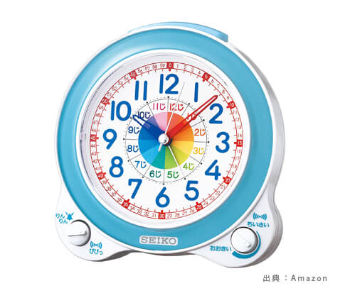置き時計タイプの『知育時計・時計玩具』の参考画像（２）