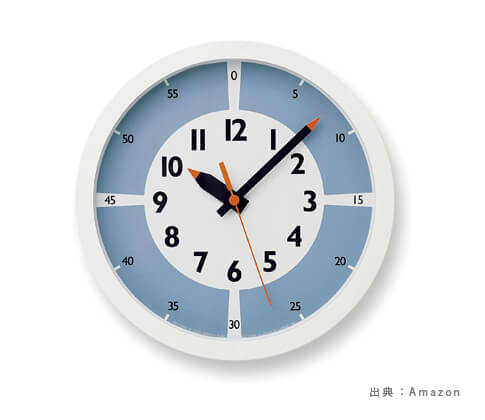 掛け時計（壁付け）タイプの『知育時計・時計玩具』の参考画像（３）