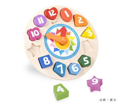 手で動かす手動タイプで人気の『時計玩具』の参考画像（７）