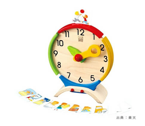 手で動かす手動タイプで人気の『時計玩具』の参考画像（９）