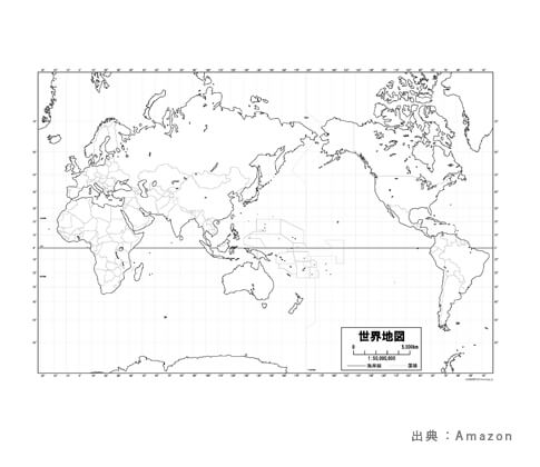 ポスターの『世界地図』の参考画像（４）
