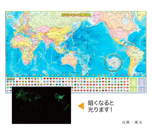 デスクマットの『世界地図』の参考画像（３）
