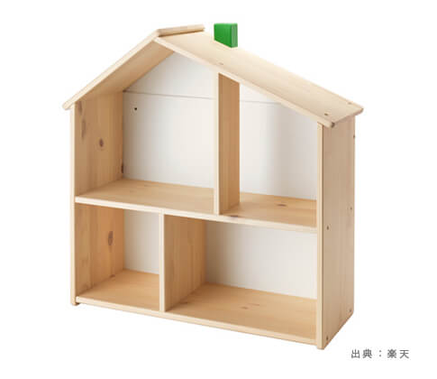 木製の『ドールハウス』おもちゃの参考画像（２）