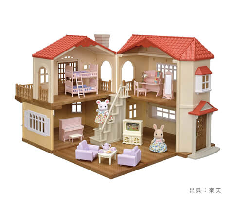 プラスチック製の『ドールハウス』おもちゃの参考画像（２）