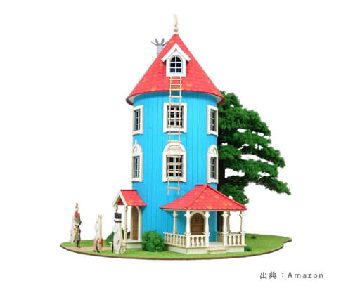 紙製の『ドールハウス』おもちゃの参考画像（３）