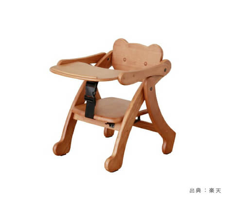 人気の木製の『ベビーチェア（赤ちゃん向け）』の参考画像（６）