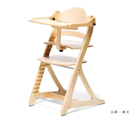 テーブル付きの『ハイチェア（赤ちゃん向け椅子）』の参考画像（２）