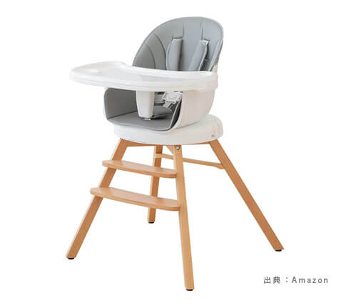 多機能な『ハイチェア（赤ちゃん向け椅子）』の参考画像（１）