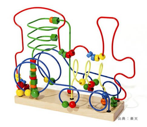 複雑で難易度の高い『ルーピング・ビーズコースター』おもちゃの参考画像（２）