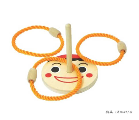 木製の『輪投げ』おもちゃの参考画像（１）