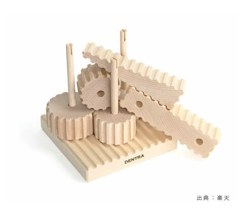 木製の『歯車・ギア』おもちゃの参考画像（３）