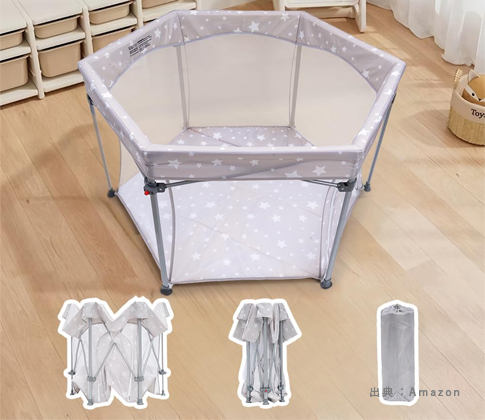 『ベビーサークル』持ち運び用/携帯用の参考画像（２）