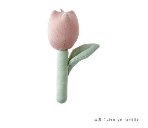 Lien de famille チューリップラトル（ピンク）