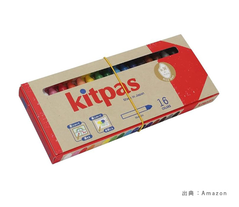日本理化学工業 キットパスミディアム ライスワックス16色（KMRW-16C）