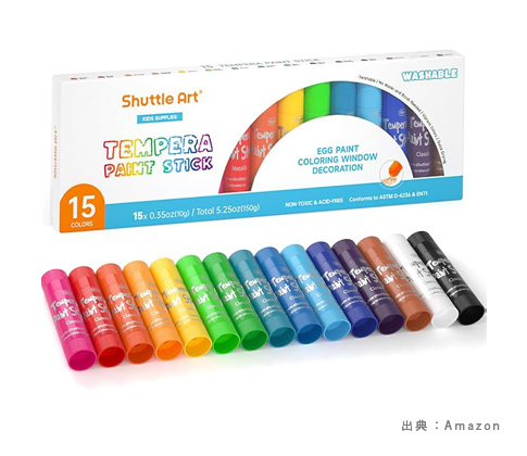 Shuttle Art テンペラクレヨン 15色（SA TPS-15）