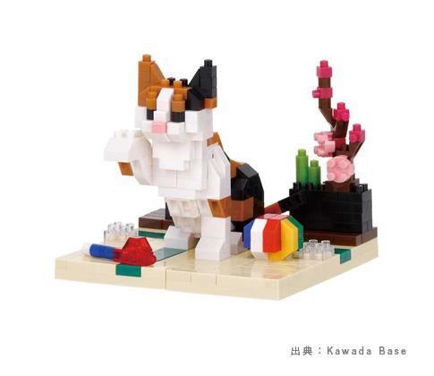 ナノブロック 三毛猫（NBC_415）