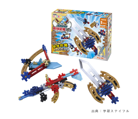 Gakkenニューブロック メタリック最強装備セット（83129）