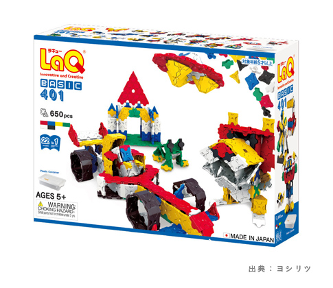 LaQ ベーシック401（プラスチックコンテナVer.）
