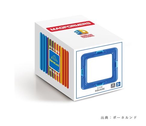 マグ・フォーマー 追加パーツ 正方形（MF713011J）