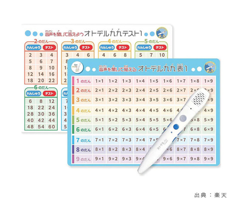 オトデルペン オトデル九九基本セットの参考画像