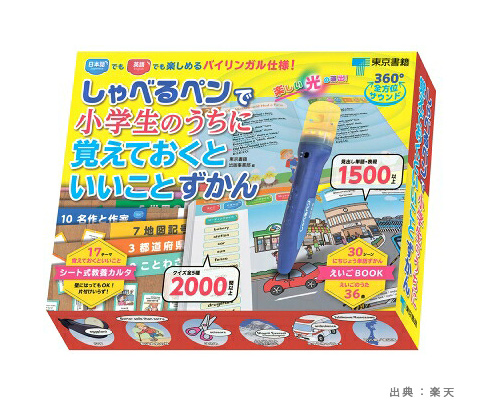 しゃべるペンで小学生のうちに覚えておくといいことずかんの参考画像